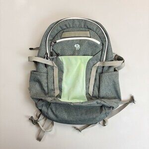 MOUNTAIN HARDWEAR Agami 27L Backpack Gray Mint Green Womens Daypack Hiking Camp